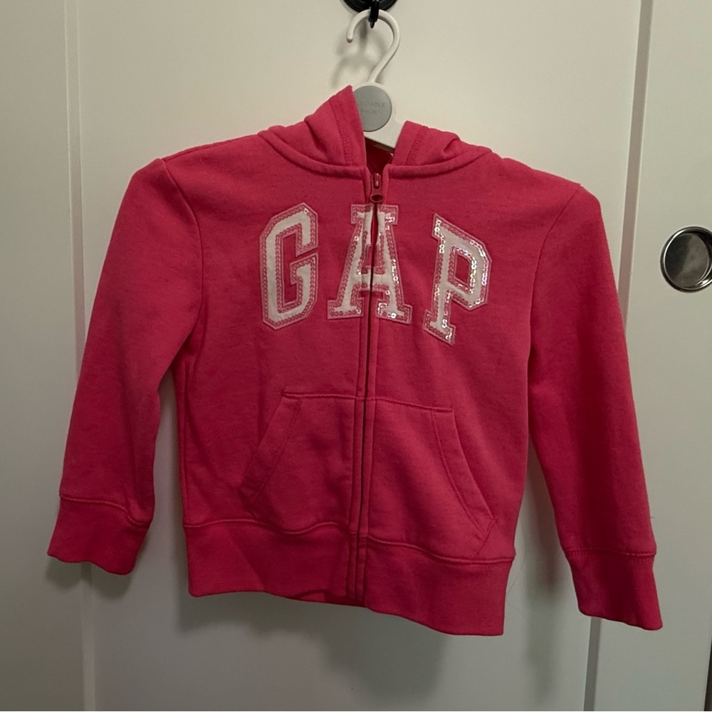 GAP Kids Bright Pink Zip-Up Hoodie